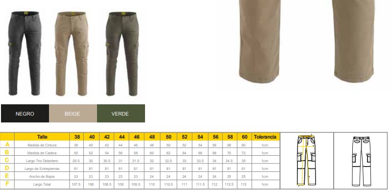 PANTALON CARGO HIBRIDO PAMPERO