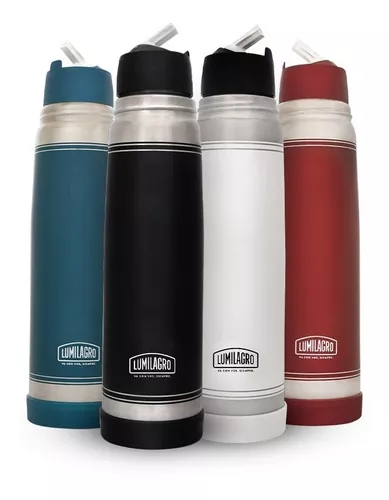 Termo Luminox de acero inoxidable, Lumilagro 1L |