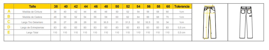 PANTALON PAISANO PAMPERO HOMBRE