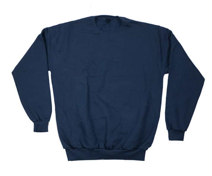 Buzo frisa cuello redondo