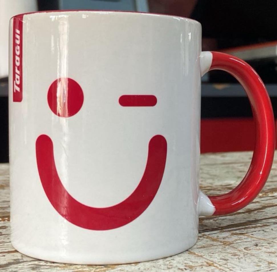 Taza Ceramica con asa e interior de color