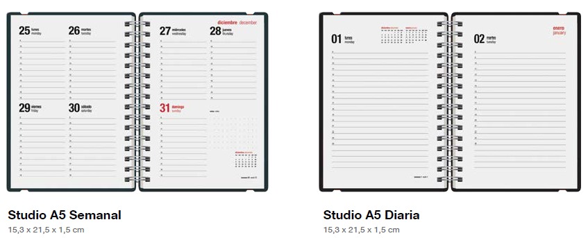 Agenda 2025 Studio A5 Semanal