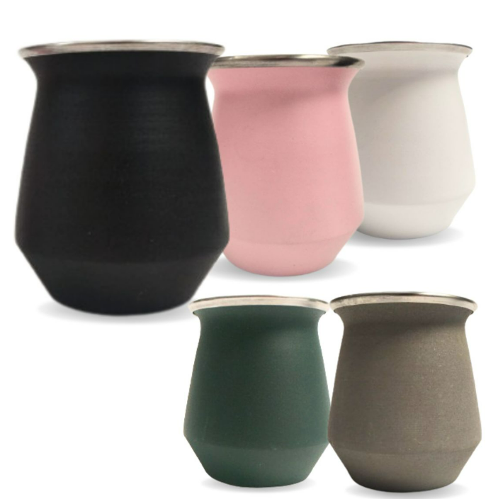 Mate acero inoxidable liso Stan