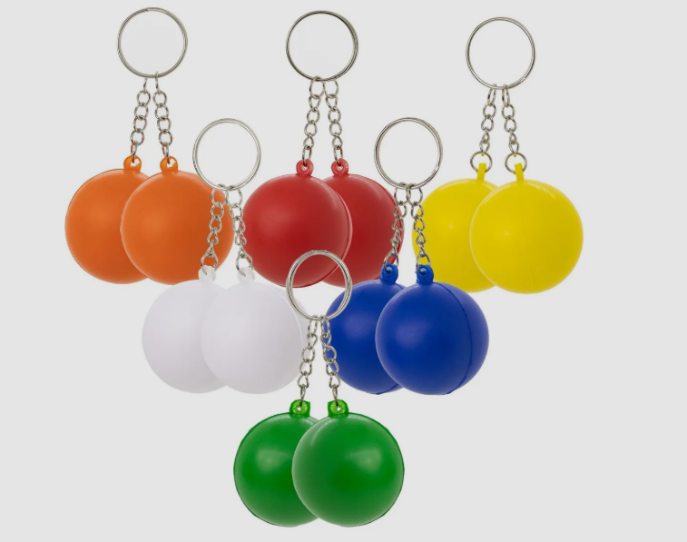 Llavero pelotita antiestres