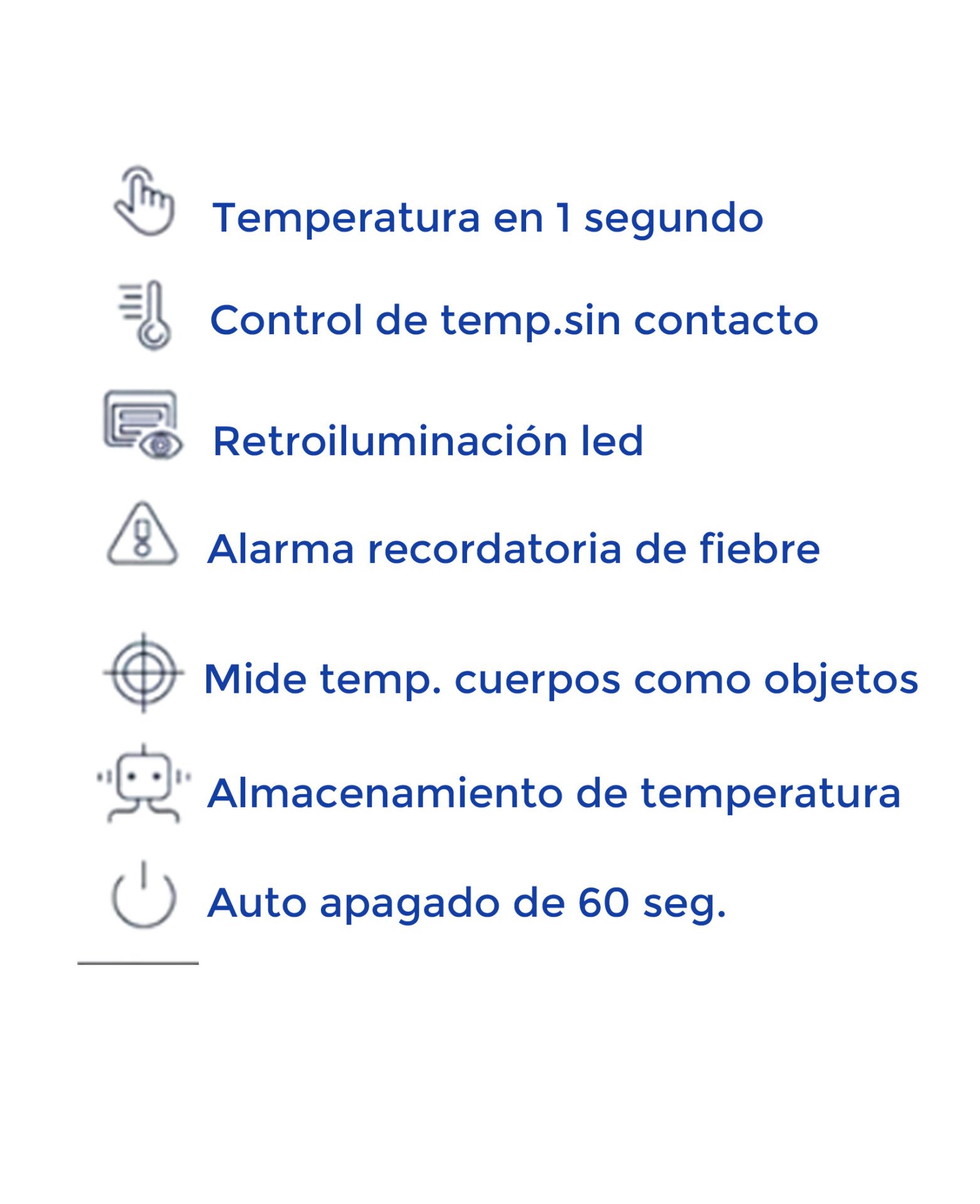 TERMÓMETRO INFRARROJO CLOC