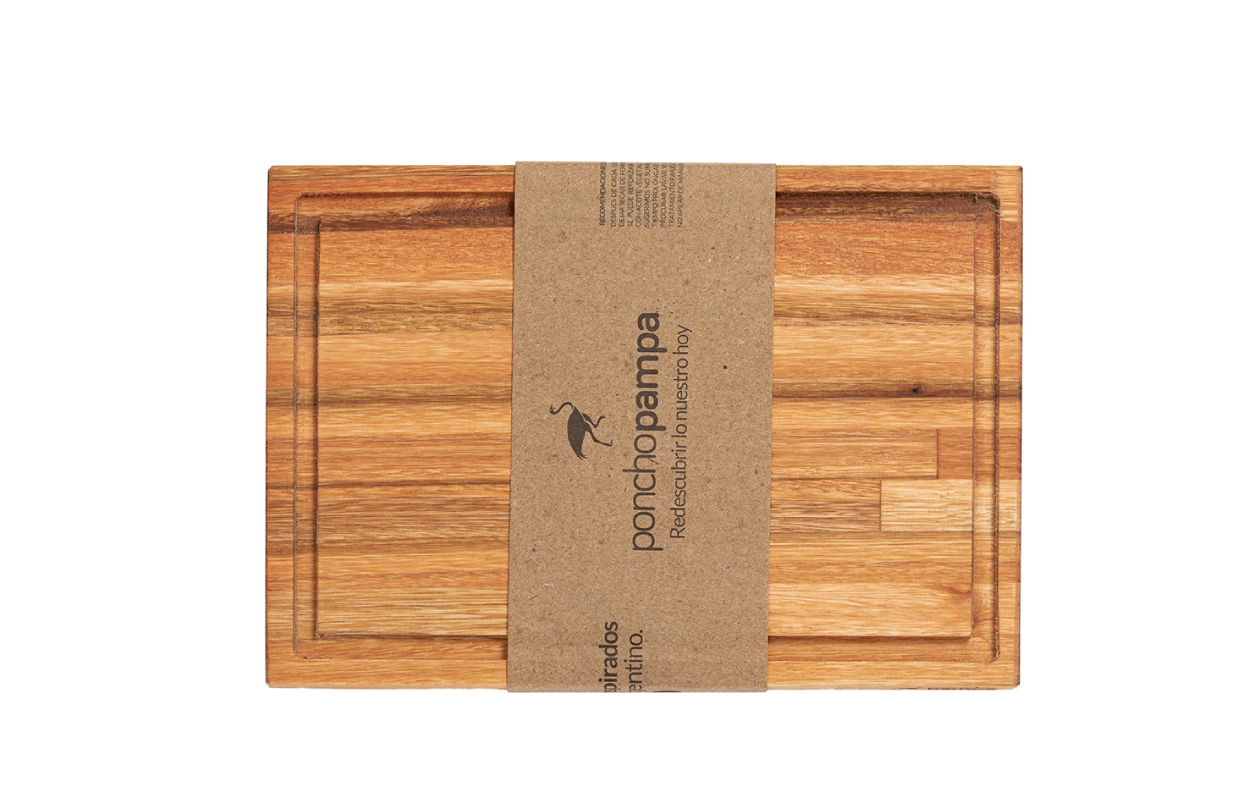 Plato para Asado Poncho Pampa 29x20x2 cm