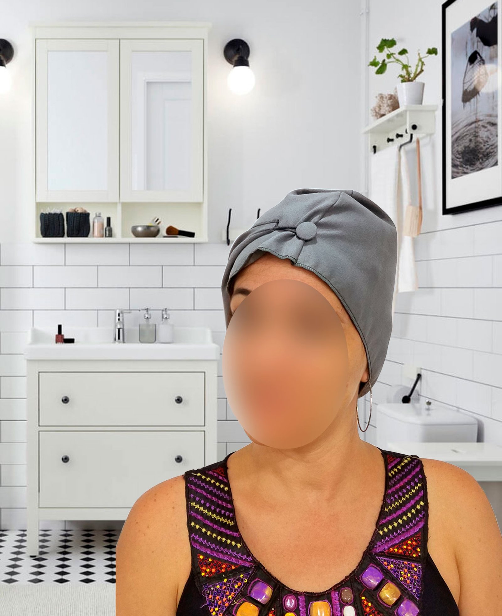 TOALLA PARA PELO MICROFIBRA – TURBANTE