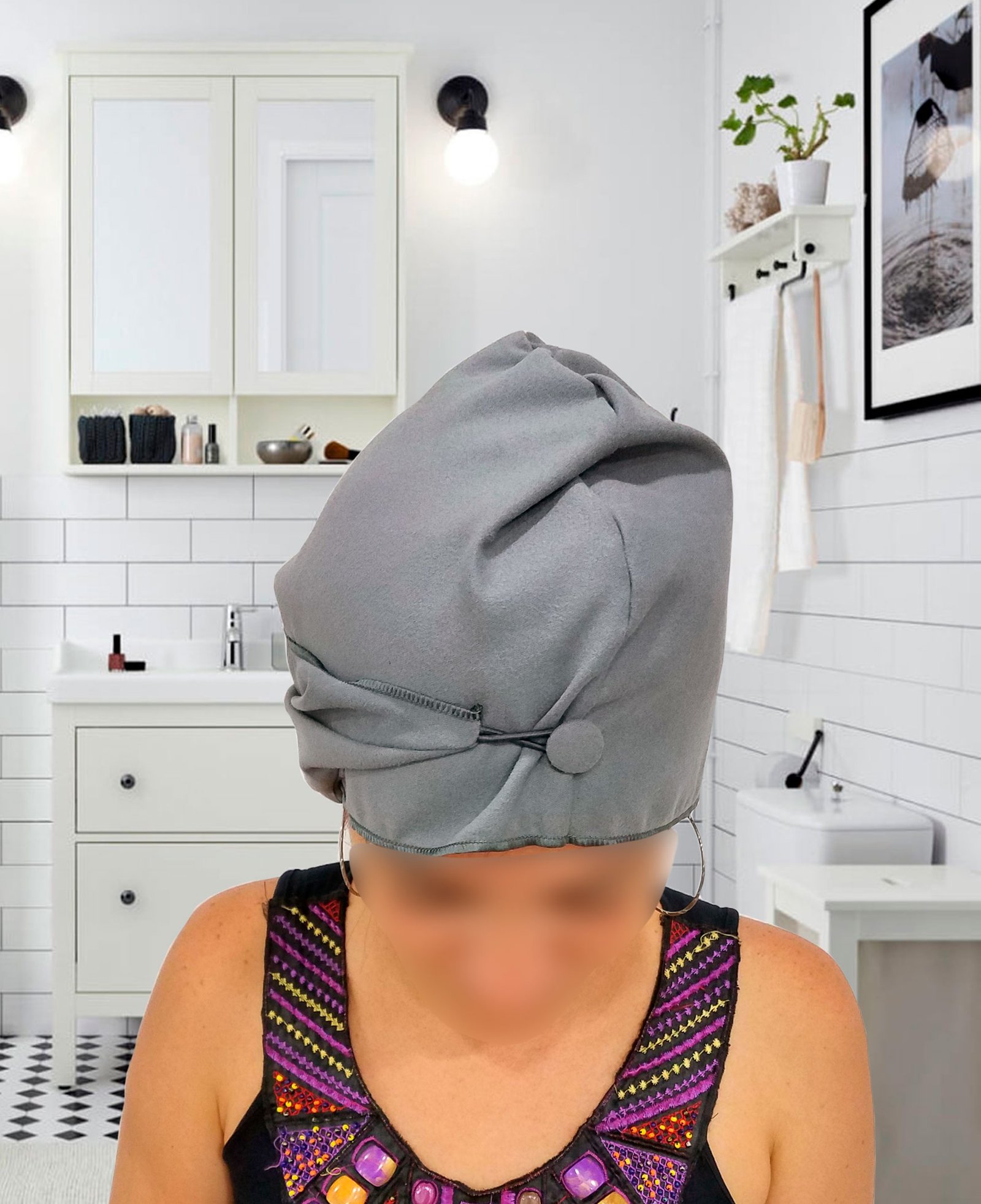 TOALLA PARA PELO MICROFIBRA – TURBANTE
