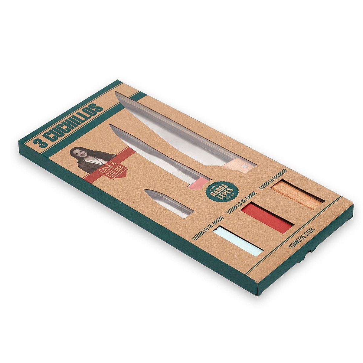 Set de 3 cuchillos Narda Lepes