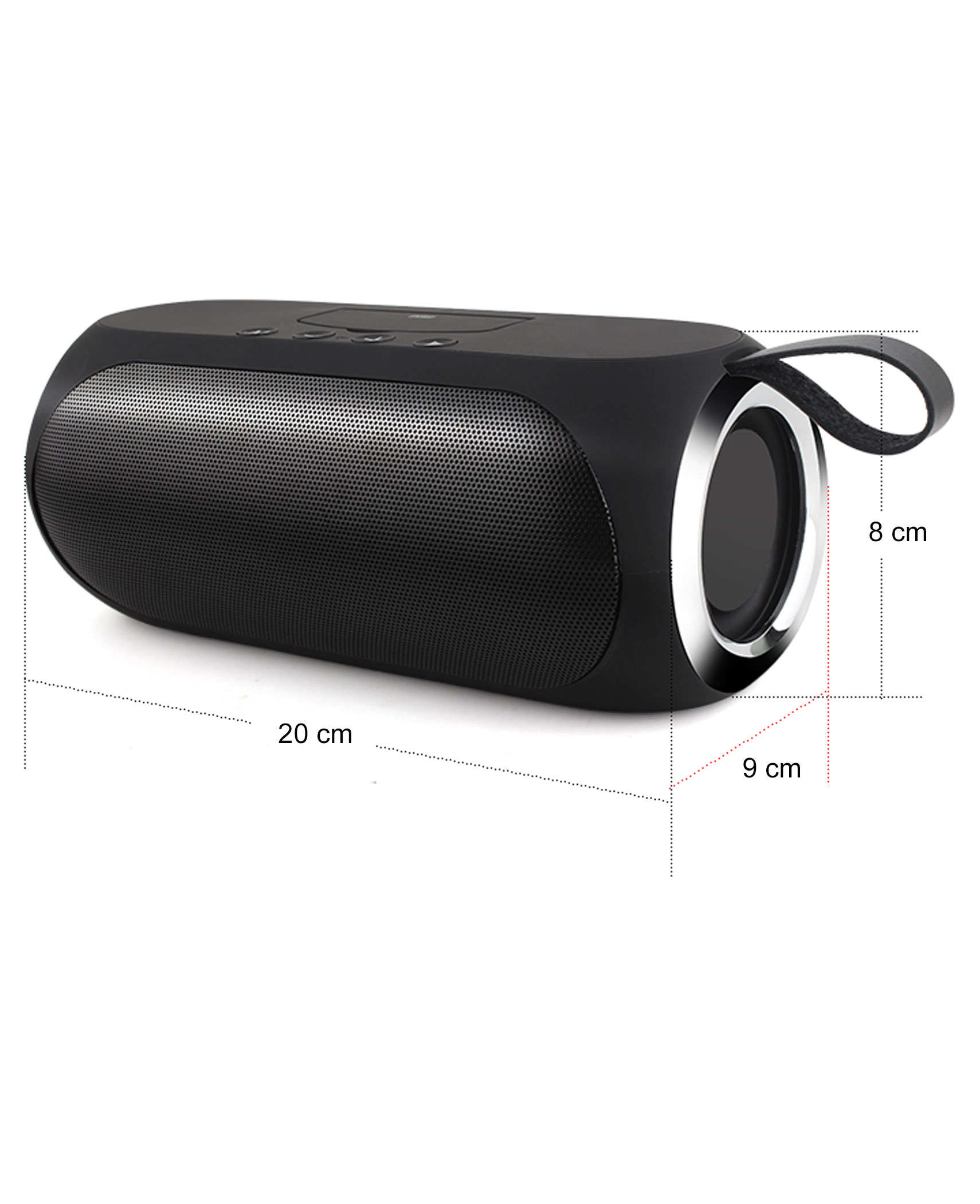 Parlante bluetooth porta celular BLACKPUNK