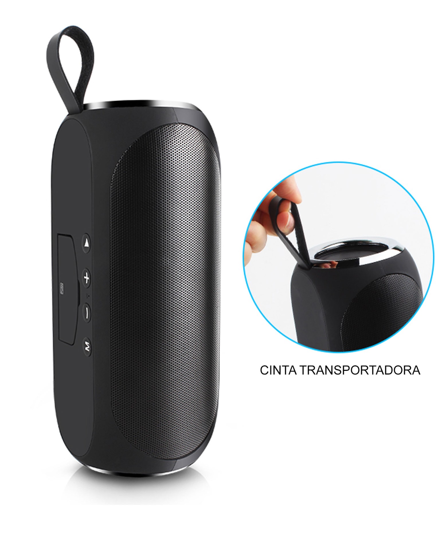 Parlante bluetooth porta celular BLACKPUNK